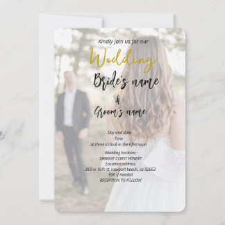 bride finding the way to the husband wedding save the date