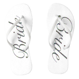 Bride Flip Flops