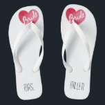 Bride Flip Flops Beach Bachelorette<br><div class="desc">So Cute for that Beach Bachelorette!</div>