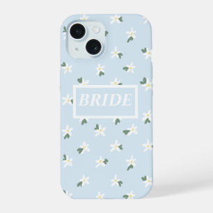 Bride floral phone case