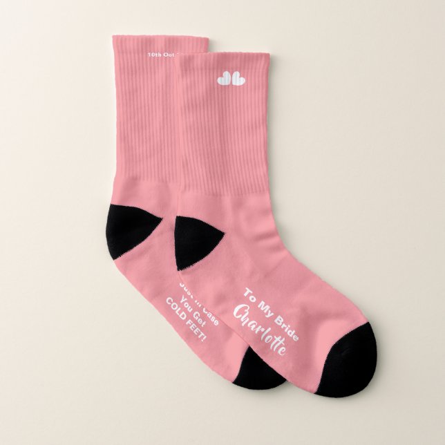 Bride Funny Wedding Day Socks (Pair)