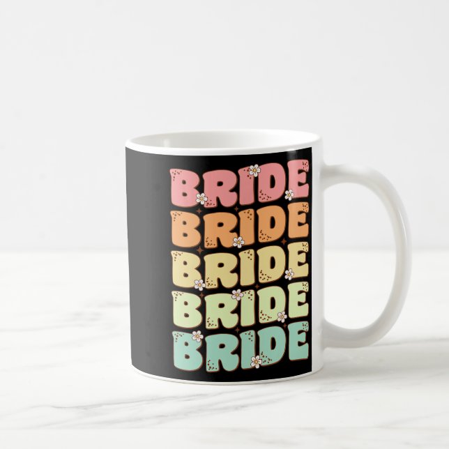 Bride Future Mrs Bridal Party Wedding Bachelorette Coffee Mug (Right)