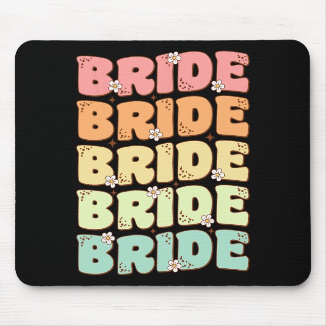 Bride Future Mrs Bridal Party Wedding Bachelorette Mouse Pad (Front)