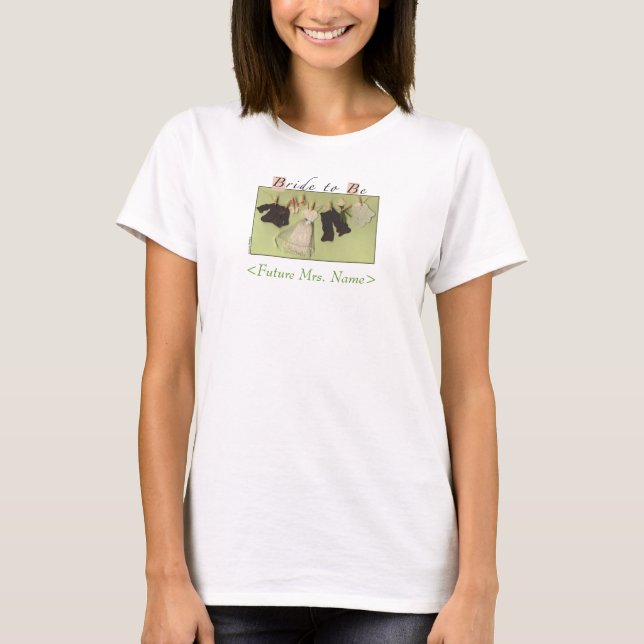 Bride Future Mrs. T Shirt (Front)