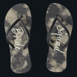 Bride Gifts Sandals Shades of Golds and Blacks<br><div class="desc">Wedding Bridal Party Gifts Flip-Flops. "Shades of Golds and Blacks" design. Text or not to text, that is up to you! Wonderful to buy for yourself and/or great bridal gifts or other celebratory occasions! Enjoy!!! Personalise by changing out text. Choose your favourite font style, colour, and size. Design elements can...</div>