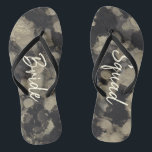 Bride Gifts Sandals Shades of Golds and Blacks<br><div class="desc">Wedding Bridal Party Gifts Flip-Flops. "Shades of Golds and Blacks" design. Text or not to text, that is up to you! Wonderful to buy for yourself and/or great bridal gifts or other celebratory occasions! Enjoy!!! Personalise by changing out text. Choose your favourite font style, colour, and size. Design elements can...</div>