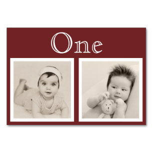 Bride Groom Age Custom Colour Silver Table Number