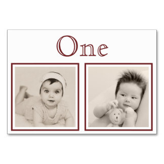 Bride Groom Custom Age Custom Colour Table Number