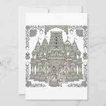 Bride & Groom Hindu Grand Temple