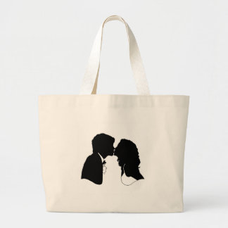 Bride & Groom Large Tote Bag