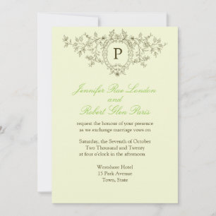 Bride Groom Monogram Wedding Monograms Weddings Invitation