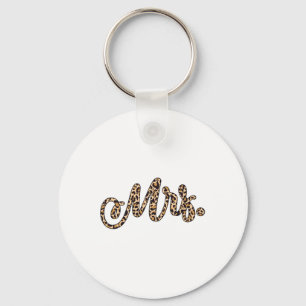 Bride Groom Mrs Leopard Print Wedding Matching Cou Key Ring