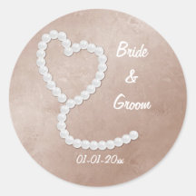 Bride & Groom Personlized Stickers