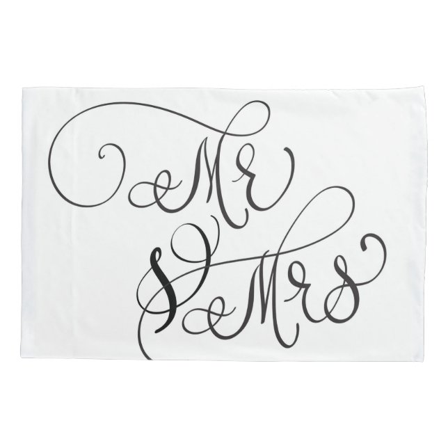 Bride & Groom Pillowcase (Back)