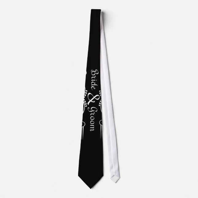 bride&groom print ties (Front)