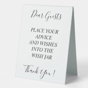 Bride & Groom Reception Wish Jar
