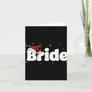 Bride Groom Santa Couples Christmas Outfits Xmas P Card