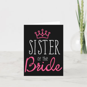 Bride Groom Shirts Sister Of The Bride Shirt Team Card