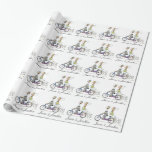 Bride & Groom wedding couple Wrapping Paper<br><div class="desc">fun and cute gift,  you can customise it too.</div>