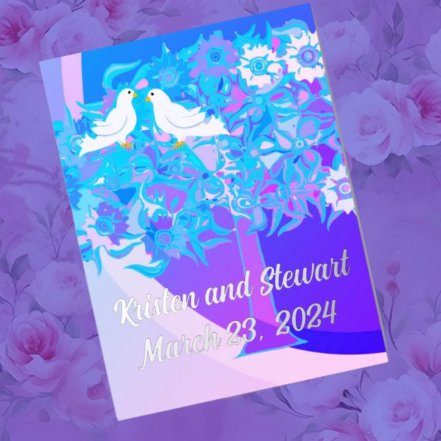 Bride Groom Wedding Date Foil Accents  Foil Prints (Creator Uploaded)