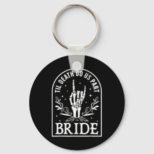 Bride Groom Wedding Engagement Halloween Couple Ma Key Ring