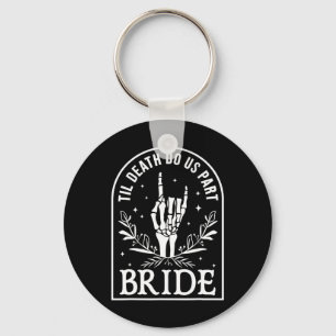 Bride Groom Wedding Engagement Halloween Couple Ma Key Ring