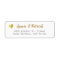 Bride Groom Wedding Mailing Return Address