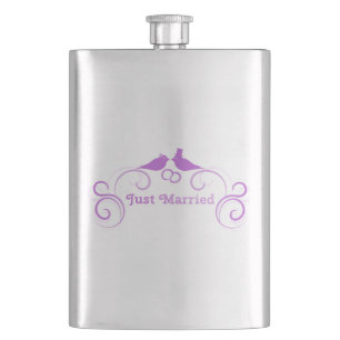 Bride Groom Wedding Personalise Destiny Destiny'S Hip Flask