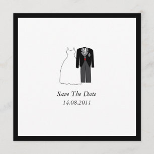 Bride & Groom Wedding Save the Date