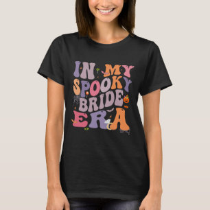 Bride Halloween In My Spooky Bride Era Wedding Bac T-Shirt