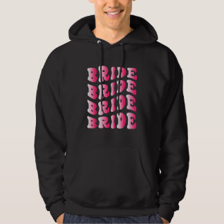 Bride I Do Crew Retro Bachelorette Party Bride Bri Hoodie
