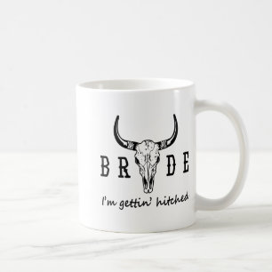 Bride I'm Getting Hitched Western Cowgirl Bachelor Coffee Mug