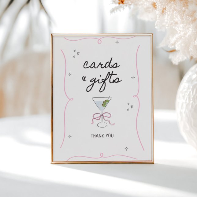Bride In A Tini Bit Bridal Shower Cards Gifts Poster (Creator Uploaded)