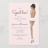 Bride in Underwear Lace Lingerie Bridal Shower