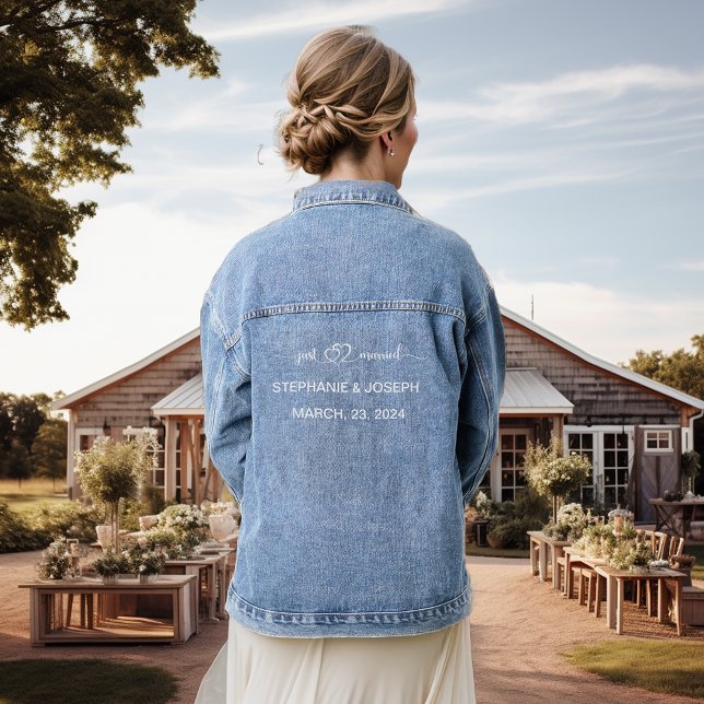 Bride Just Married Denim Jacket (Creator Uploaded)