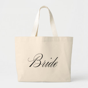Bride Large Tote Bag