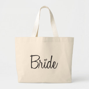 Bride Large Tote Bag