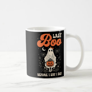 Bride Last Boo Lace Ghost Bachelorette Party Hallo Coffee Mug