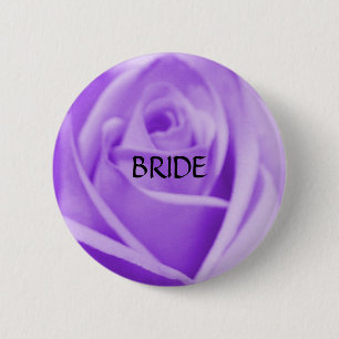 BRIDE - lavender rose button