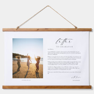 Bride Letter Gift Photo Hanging Tapestry
