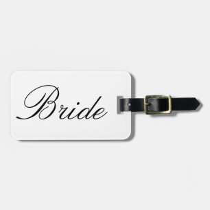 Bride Luggage Tag