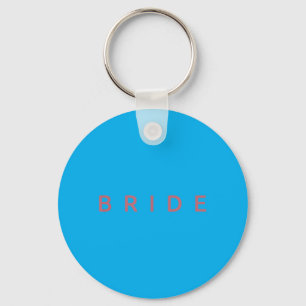 Bride Matching Groom Bridal Bachelorette Wedding Key Ring