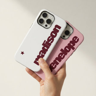 Bride | Modern Script Nurse Teacher Graduate Name iPhone 15 Pro Max Case