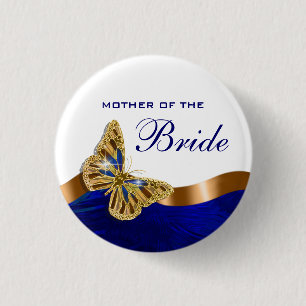 Bride mother bridal couple party 3 cm round badge