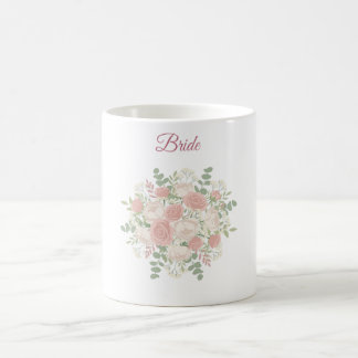 Bride Mug — Blush Pink Floral Bridal Gift