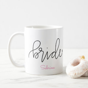 Bride Mug - Customisable Lettering Design