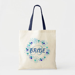 Bride My Something Blue Monorgam Classy Tote Bag