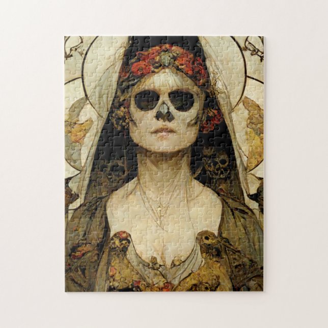 Bride Of Death Gothic Horror Jigsaw Puzzle (Vertical)