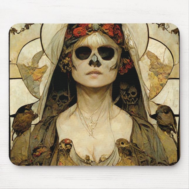 Bride Of Death Gothic Horror Mouse Pad (Front)