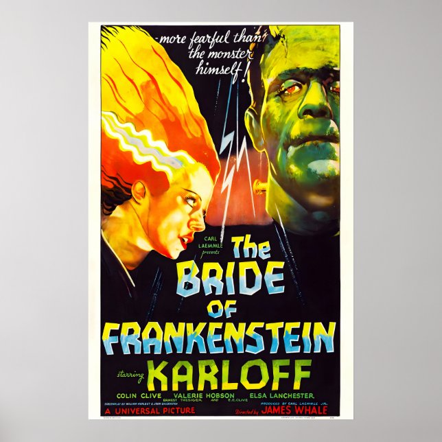 Bride of Frankenstein 1935 Movie POSTER PRINT (Front)